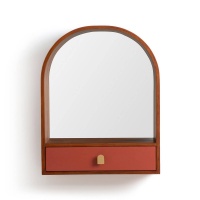 Зеркало В прихожей Malia единый размер каштановый LA REDOUTE INTERIEURS  фото, kupilegko.ru